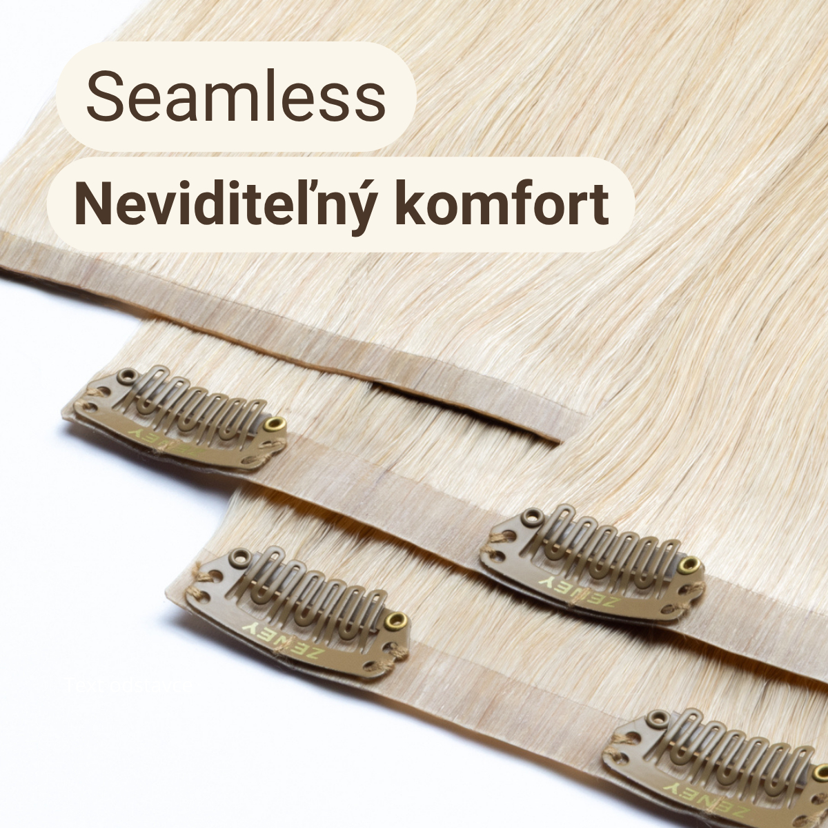 Clip-in Seamless: Prečo sú v USA tak obľúbené